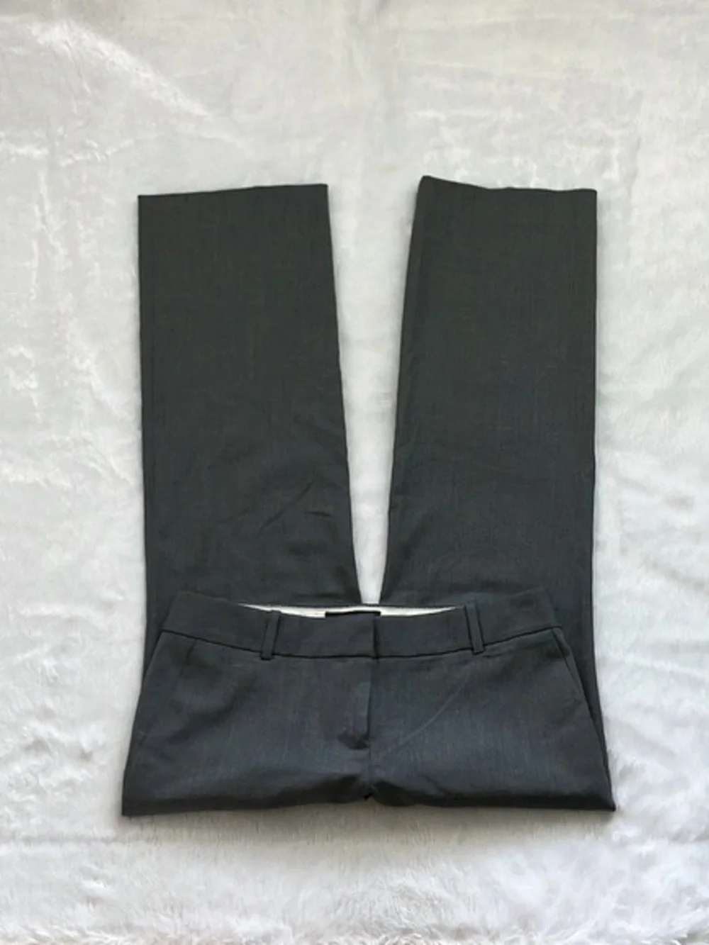 Like New J. Crew 1035 Super 120s Gray Pants, Size 6P